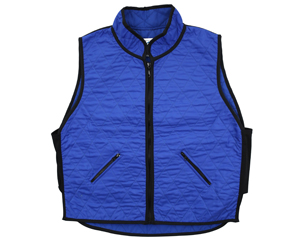 Cooling Jacket Sleeveless Blue